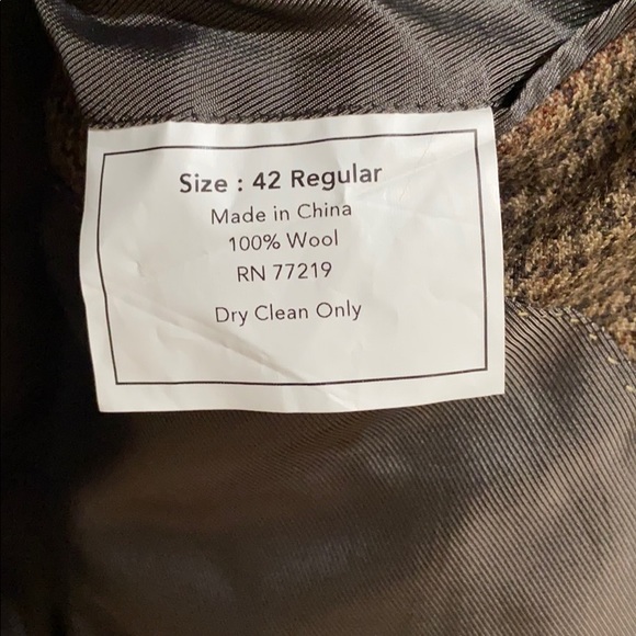 Mens wool blazer - Picture 6 of 6